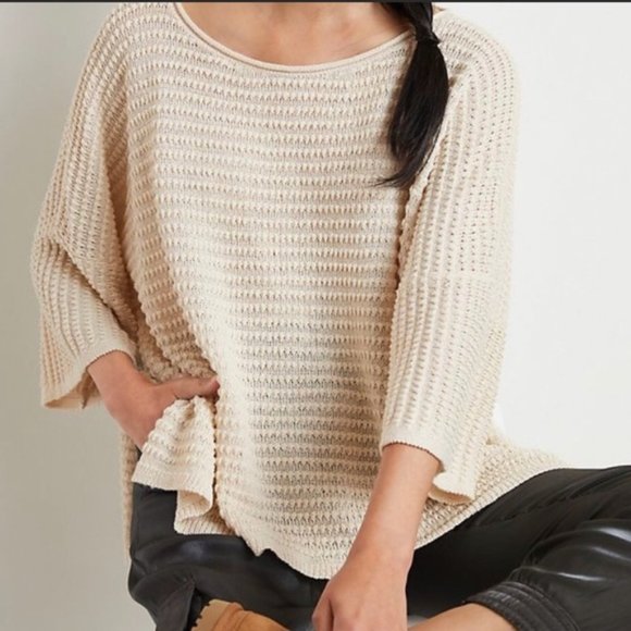 Anthropologie Capri Poncho Pullover - Picture 1 of 6